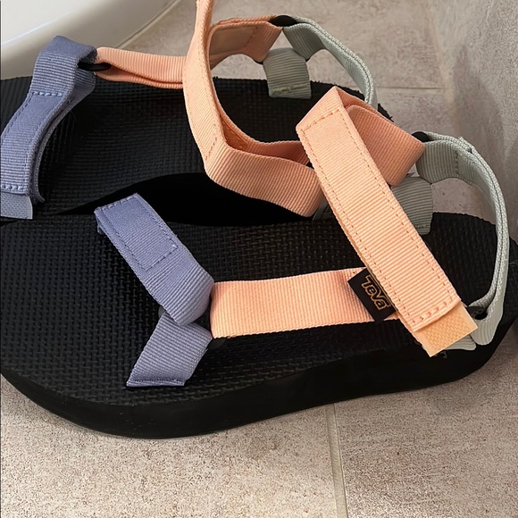 Teva Women's Flatform Universal Platform Sandals Size 8 Multi Color - Picture 1 of 9